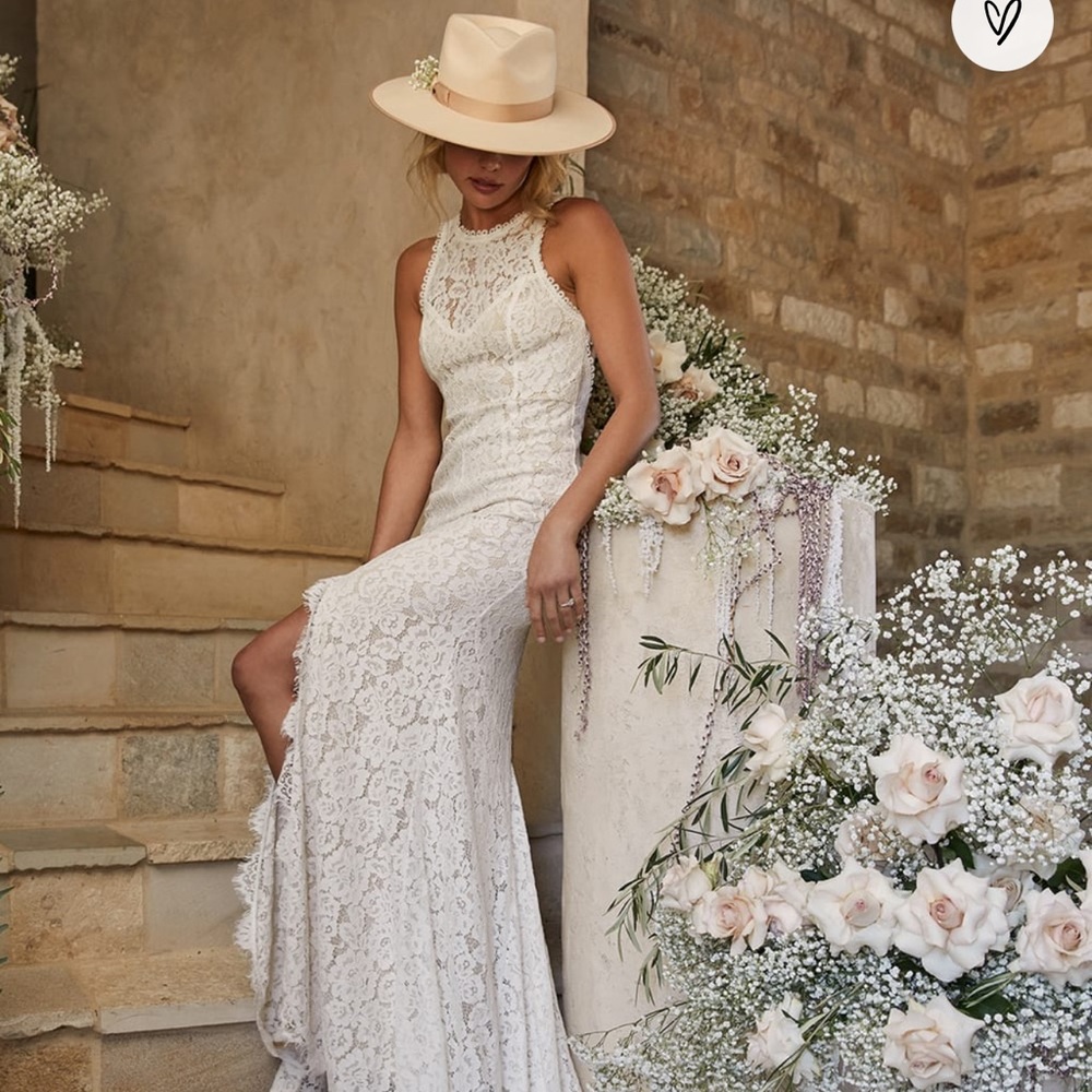 Lulus Love Everlasting White Floral Lace Mermaid Maxi Dress